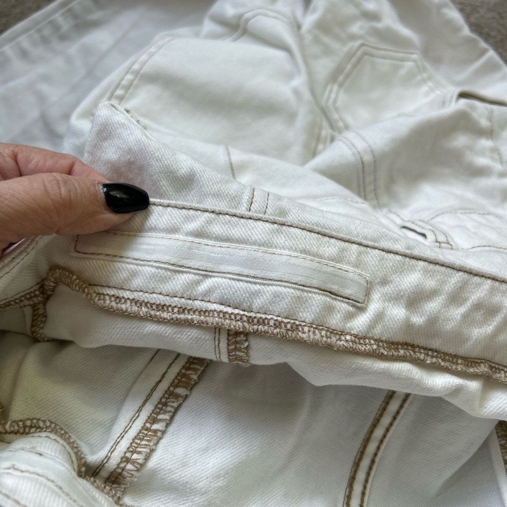 PAC Sun White Denim Strapless Jumpsuit - Picture 4 of 11